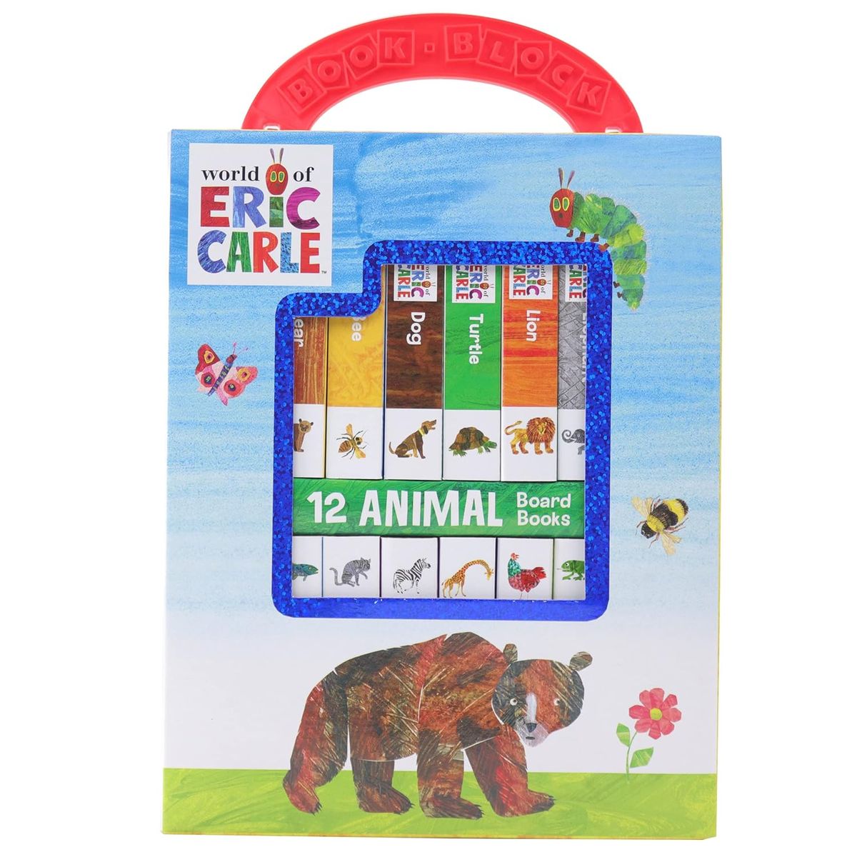 PI KIDS - Libro Inglés Eric Carle 12 Libros de Animales Hardcover