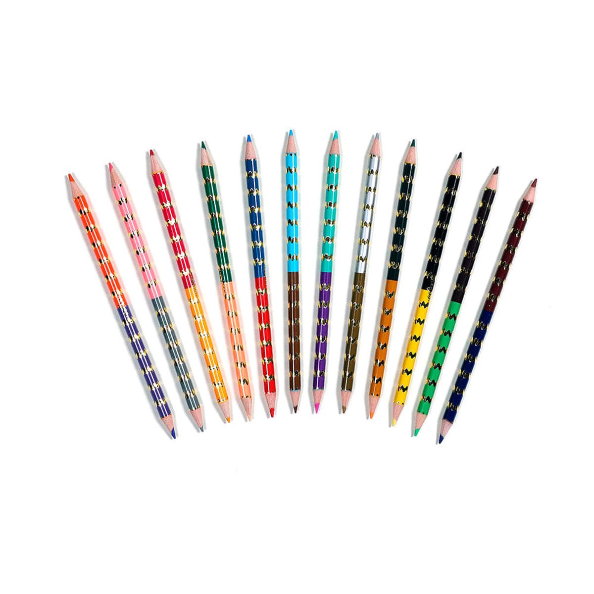 GENERICO - Lápices Dobles Vida en la Tierra 24 Colores eeBoo