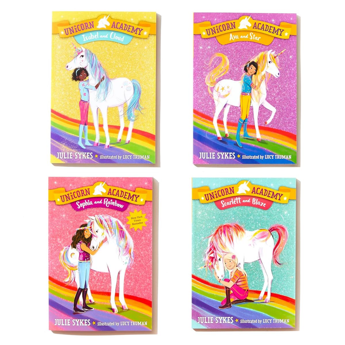 RANDOM HOUSE - Libro Inglés Unicorn Academy 4 Book Set Paperback