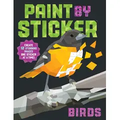 GENERICO - Paint by Stickers Pinta Con Stickers Aves Workman