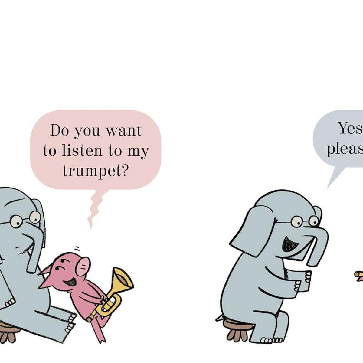 GENERICO - Libro Inglés Elephant & Piggie Listen to Trumpet Hardcover