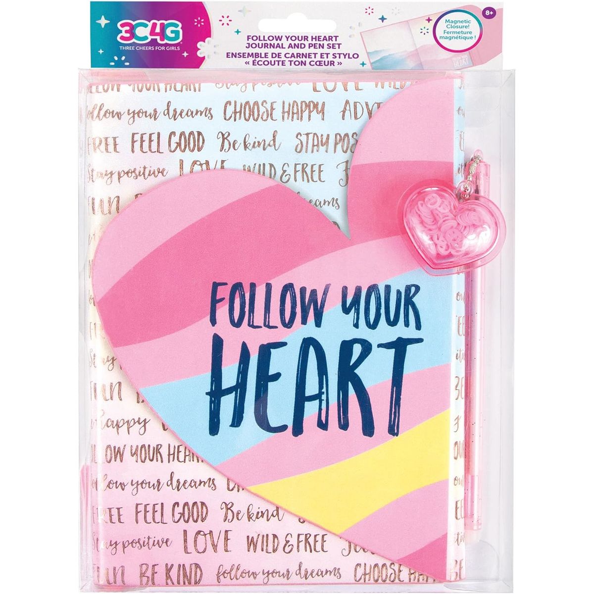 MAKE IT REAL - Diario Follow Your Heart con Lápiz 12043 Make It Real