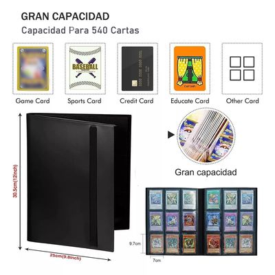 Imagen 2 del producto Álbum 540 Bolsillos Para Cartas Tcg Pokemon Yugioh Fotos