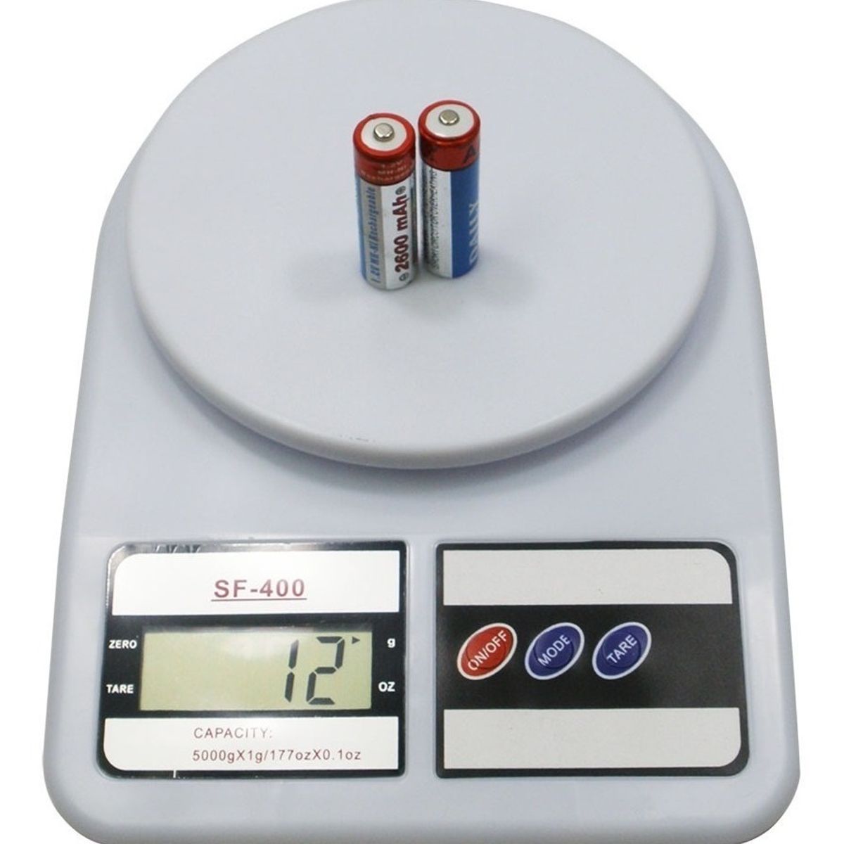 GENERICO - Báscula De Cocina Digital Electronic Sf-400 Pesa Hasta 10kg Blanco