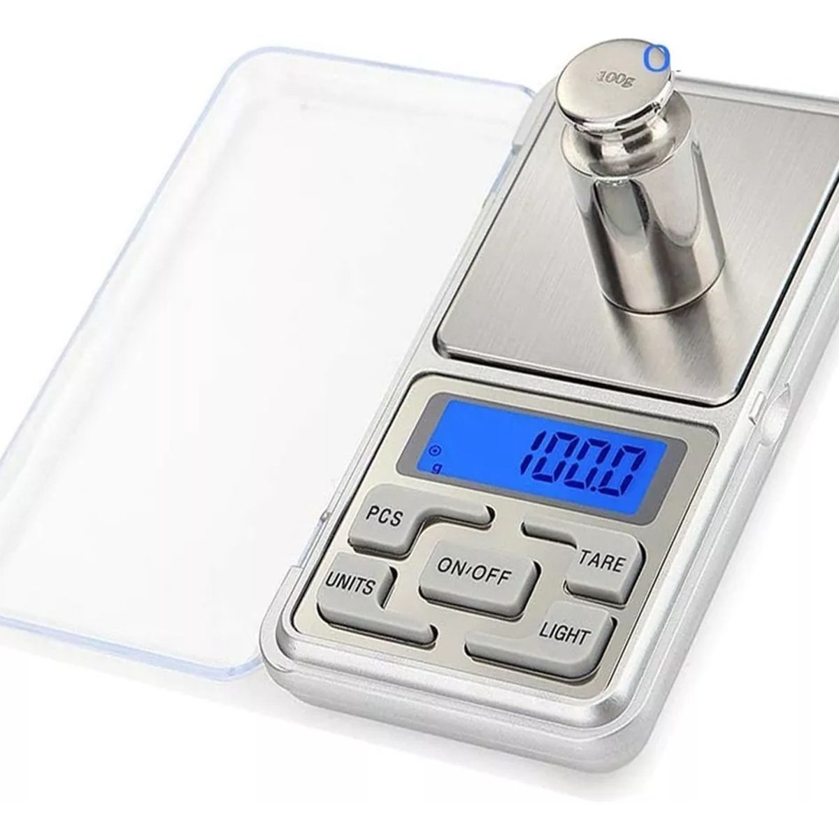 GENERICO - Minibáscula Digital De 01 G Hasta 500 G De Haina Color Negro