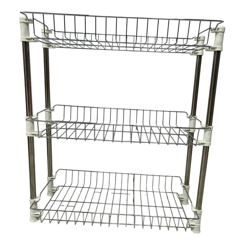 GENERICO - Estante Organizador De Frutas Multifuncional 3 Niveles