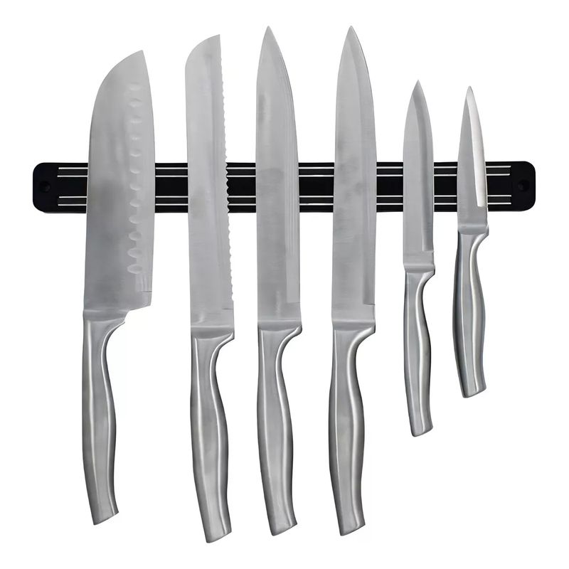 GENERICO - Barra Imantada Para Cuchillos Utensillos De Metal 38cm