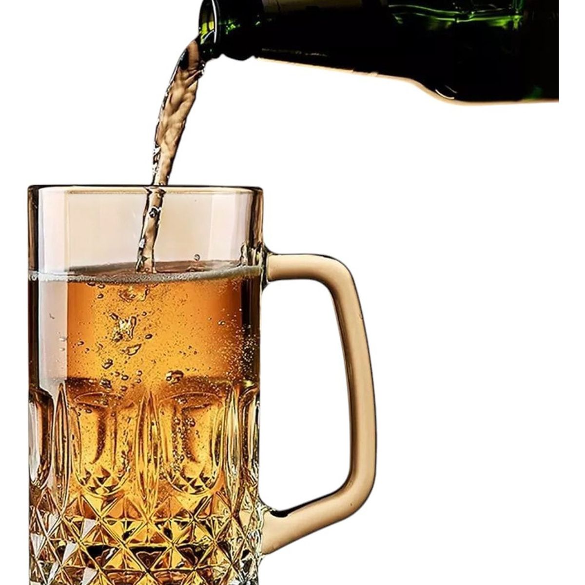 GENERICO - Set De 2 Vasos Cervecero De Vidrio 500ml Vaso Chopero