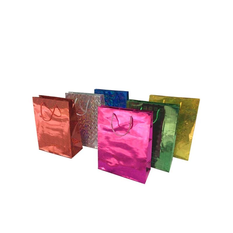 GENERICO - Bolsa de Regalo Holeo Colores Surtidos 12x15cm 12 Unidades