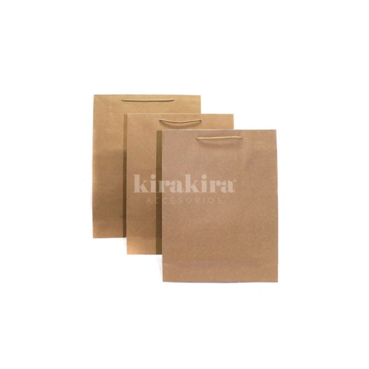 GENERICO - Bolsa De Regalo Papel Kraft 11x14cm 12 Unidades