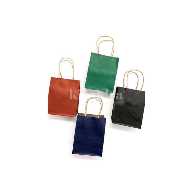 GENERICO - Bolsa De Regalo Small Papel Kraft 12 Unidades