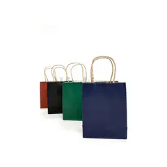 GENERICO - Bolsa De Regalo Grande Papel Kraft 12 Unidades