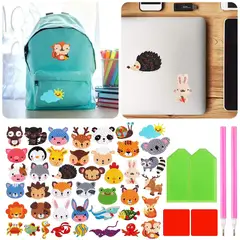 DEKANO - Kit DIY de pegatinas con diamantes incrustados para niños