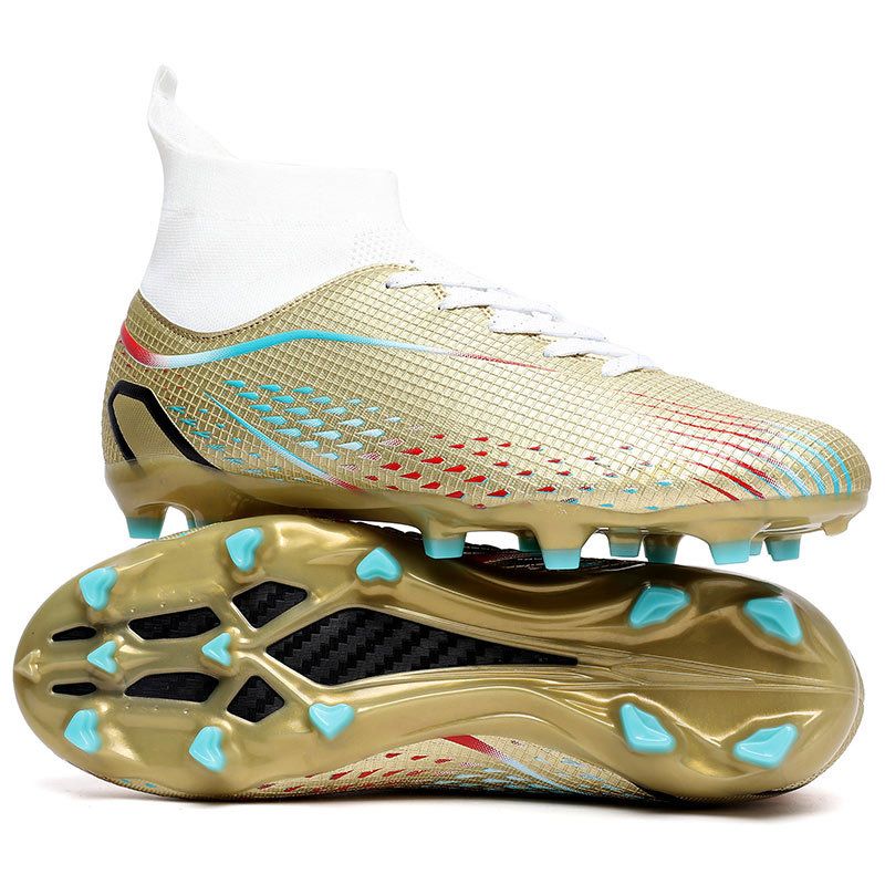 DANWEILE - Zapatos de fútbol antideslizantes con clavos largos para jóvenes
