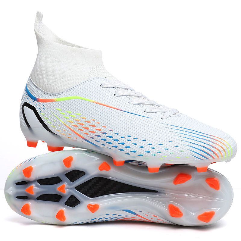 DANWEILE - Zapatos de fútbol antideslizantes con clavos largos para jóvenes