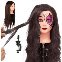 Modelo De Cabeza Tecnica Pelo Para Peinar Trenzar El Cabello