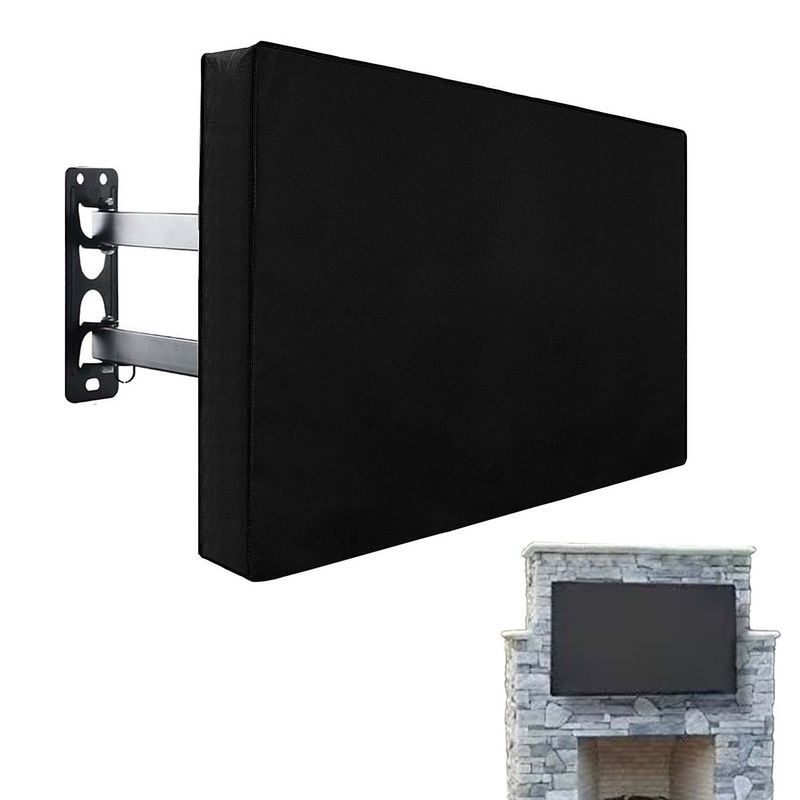 DEKANO - Funda protectora adecuada para televisores negros de 55-58 pulgadas