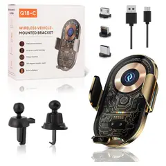 GENERICO - Cargador Para Vehículos Carga Rápida Inalámbrico