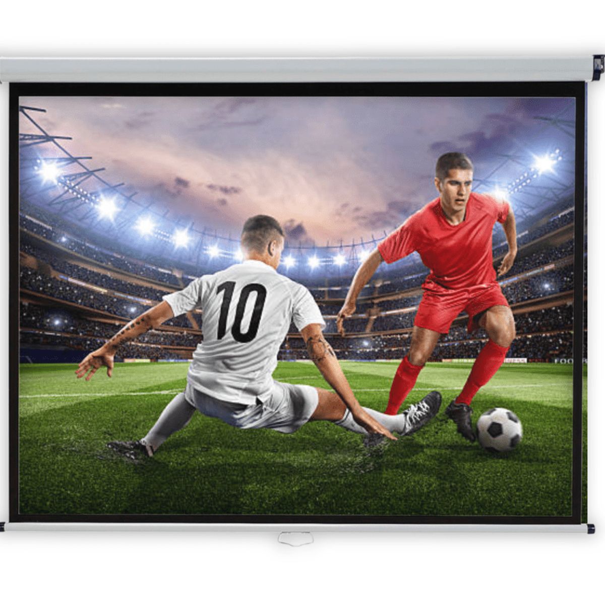 MALIK - Telon Mural 180x180 cm 11 para proyector Vsonic PX701-4K