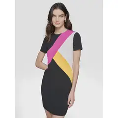 KARL LAGERFELD - Vestido corto exploded