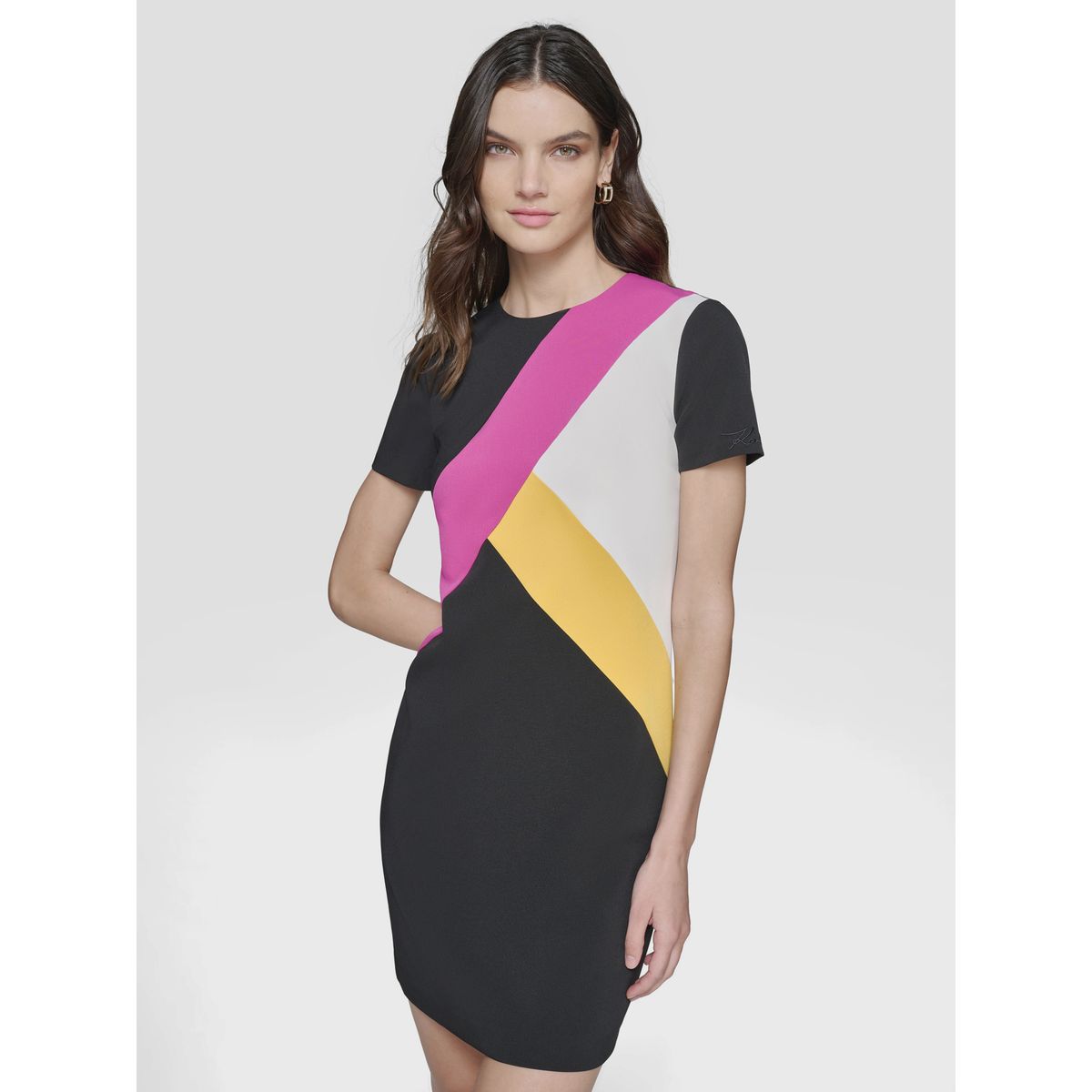 KARL LAGERFELD - Vestido corto exploded