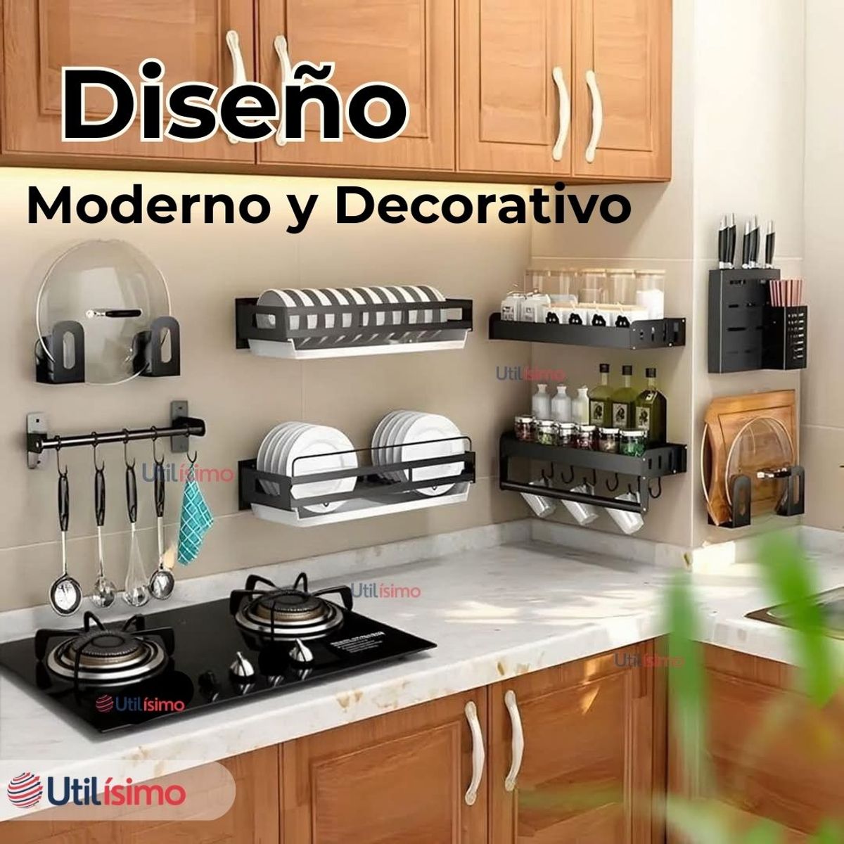 LINE - Cocina Encimera a Gas Licuado 2 platos Vidrio Templado+Kit Instalación