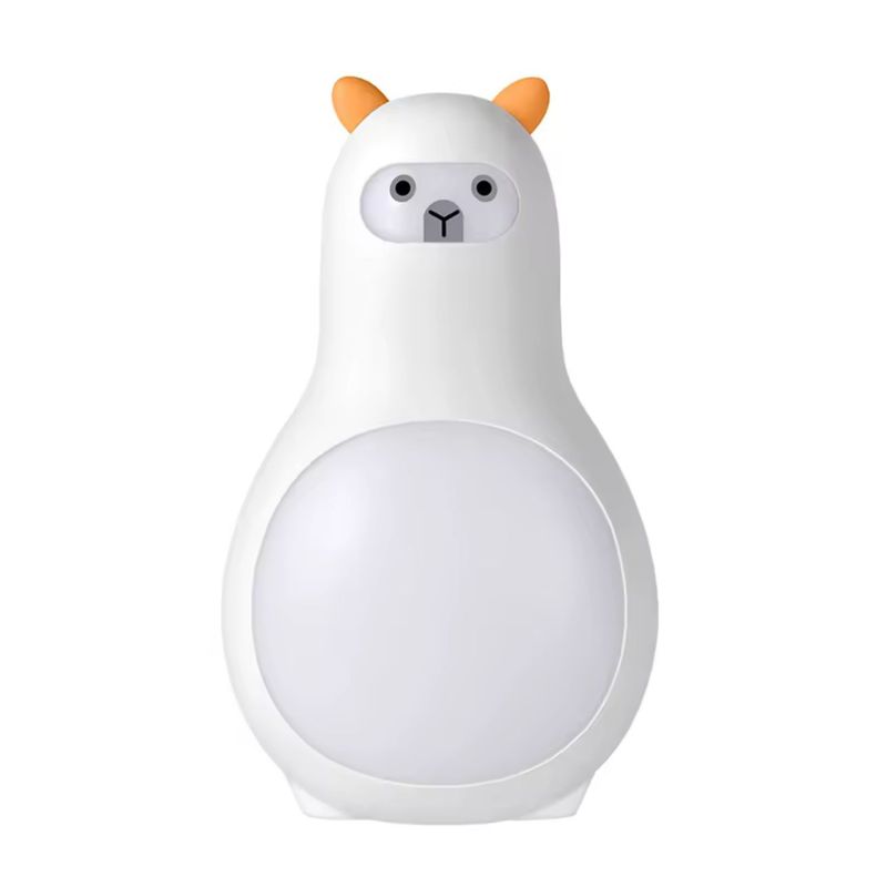 GENERICO - Ruido Blanco para Bebés Alpaca con Lámpara LED + 26 Sonidos Relajante