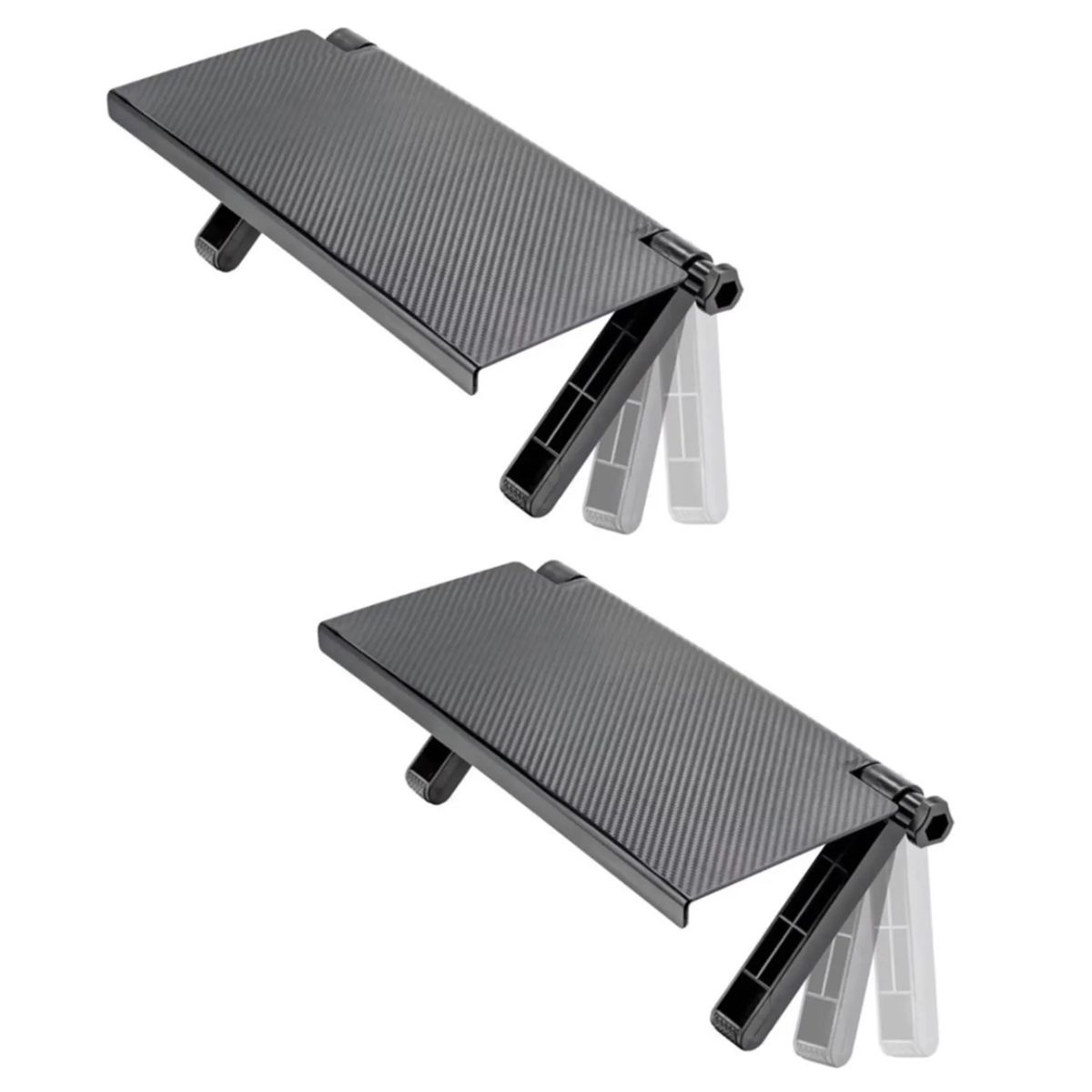 GENERICO - X2 Repisa Plegable Tv Monitor Control Remoto Soporte Router