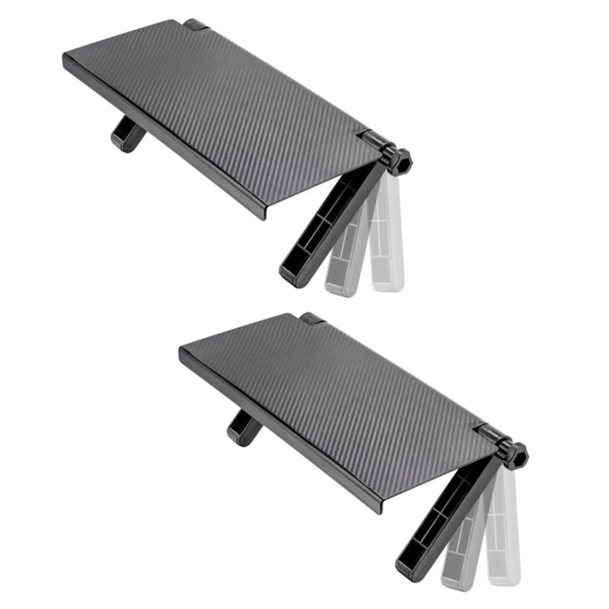 GENERICO - X2 Repisa Plegable Tv Monitor Control Remoto Soporte Router