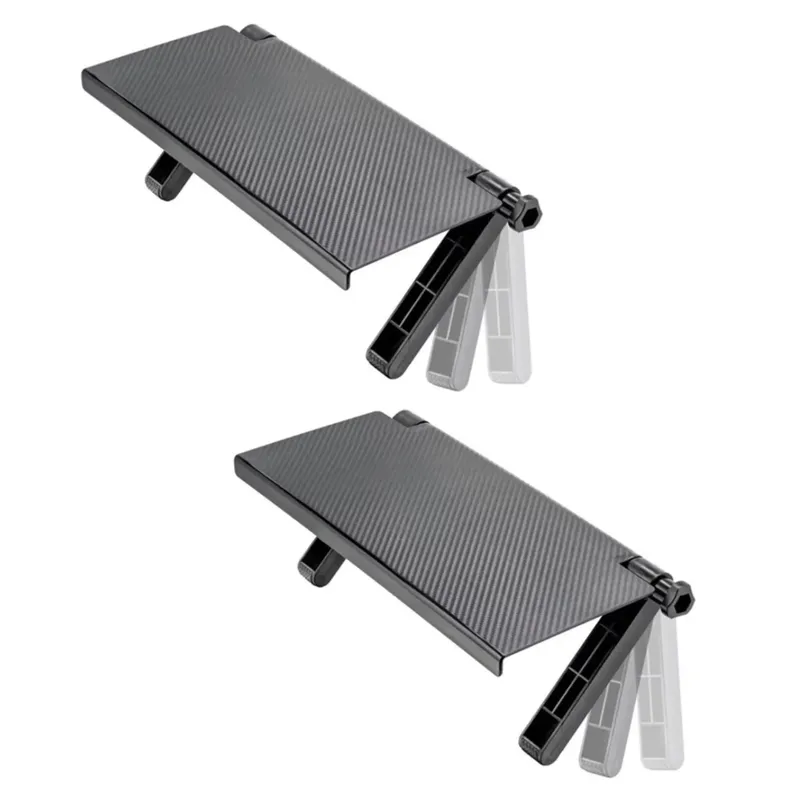 GENERICO - X2 Repisa Plegable Tv Monitor Control Remoto Soporte Router