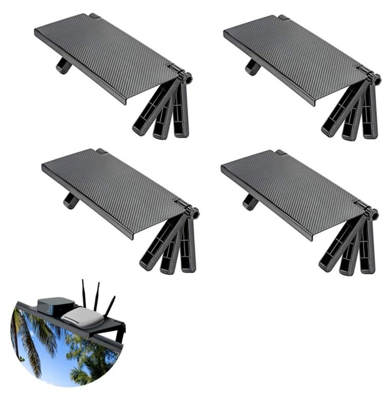 GENERICO X4 Repisa Plegable Tv Monitor Control Remoto Soporte Router