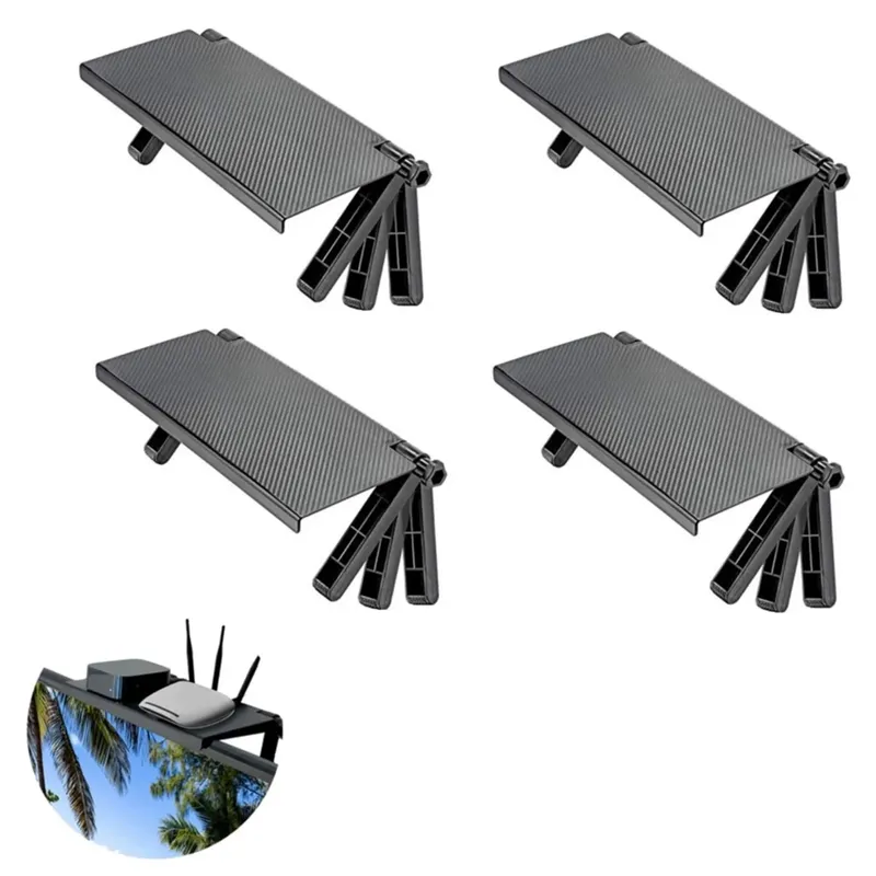 GENERICO - X4 Repisa Plegable Tv Monitor Control Remoto Soporte Router
