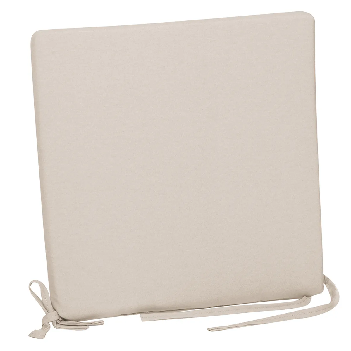 MASEL - Cojín silla molde con amarras 43x43 Beige