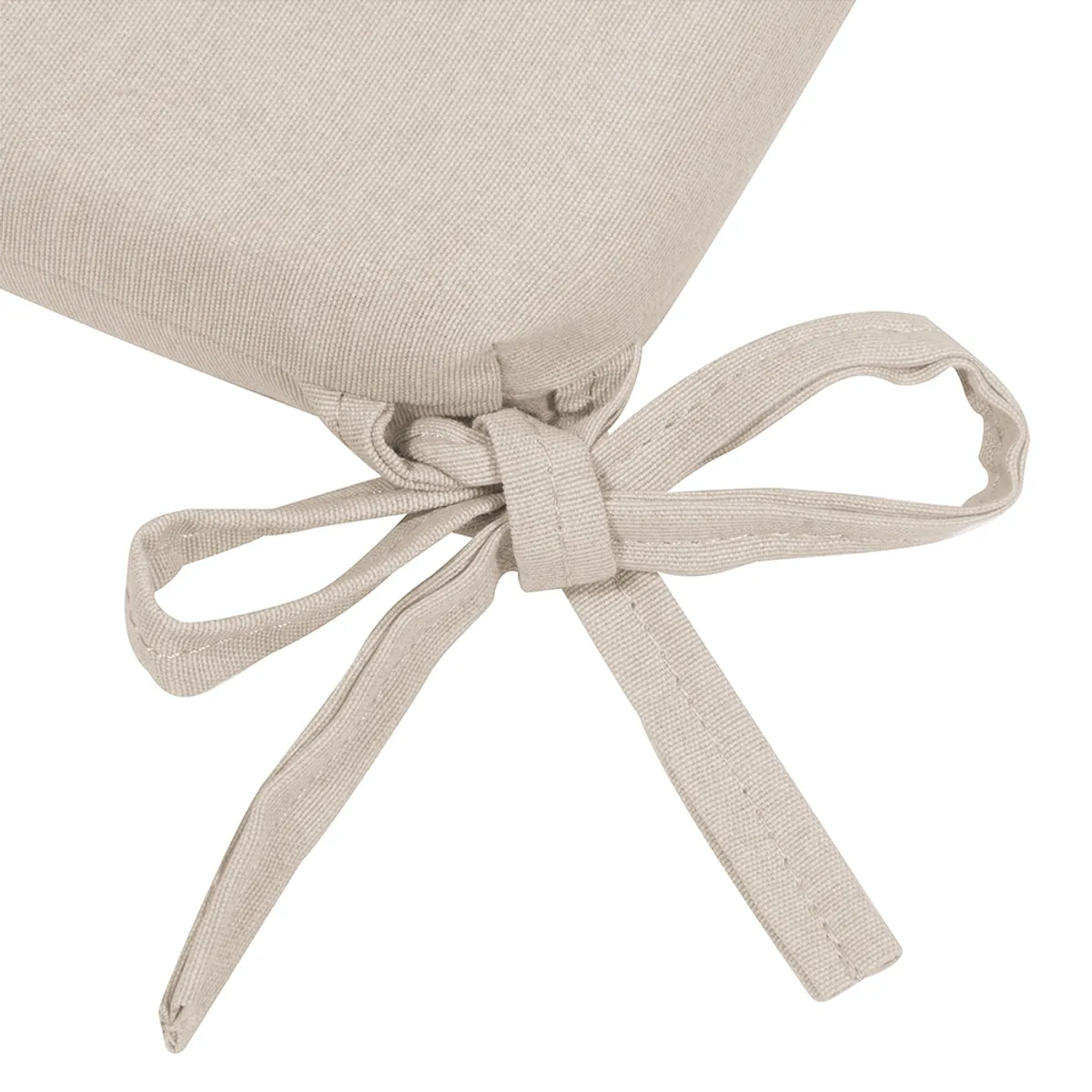 MASEL - Cojín silla molde con amarras 43x43 Beige