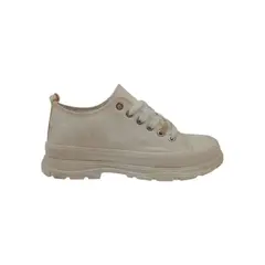 HERIEL - Zapatilla Blanca Plataforma Mujer
