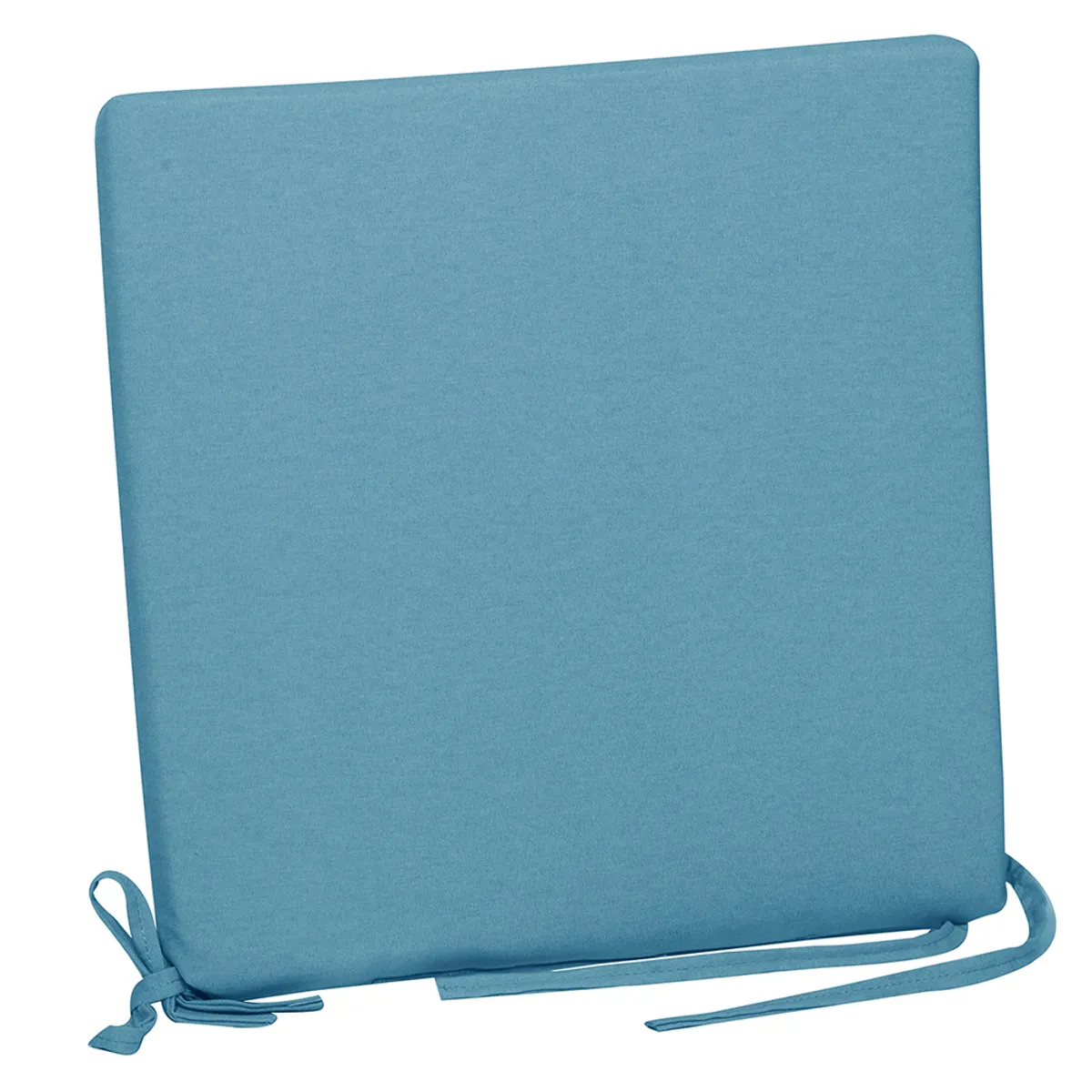 MASEL - Cojín silla molde con amarras 43x43 Turquesa
