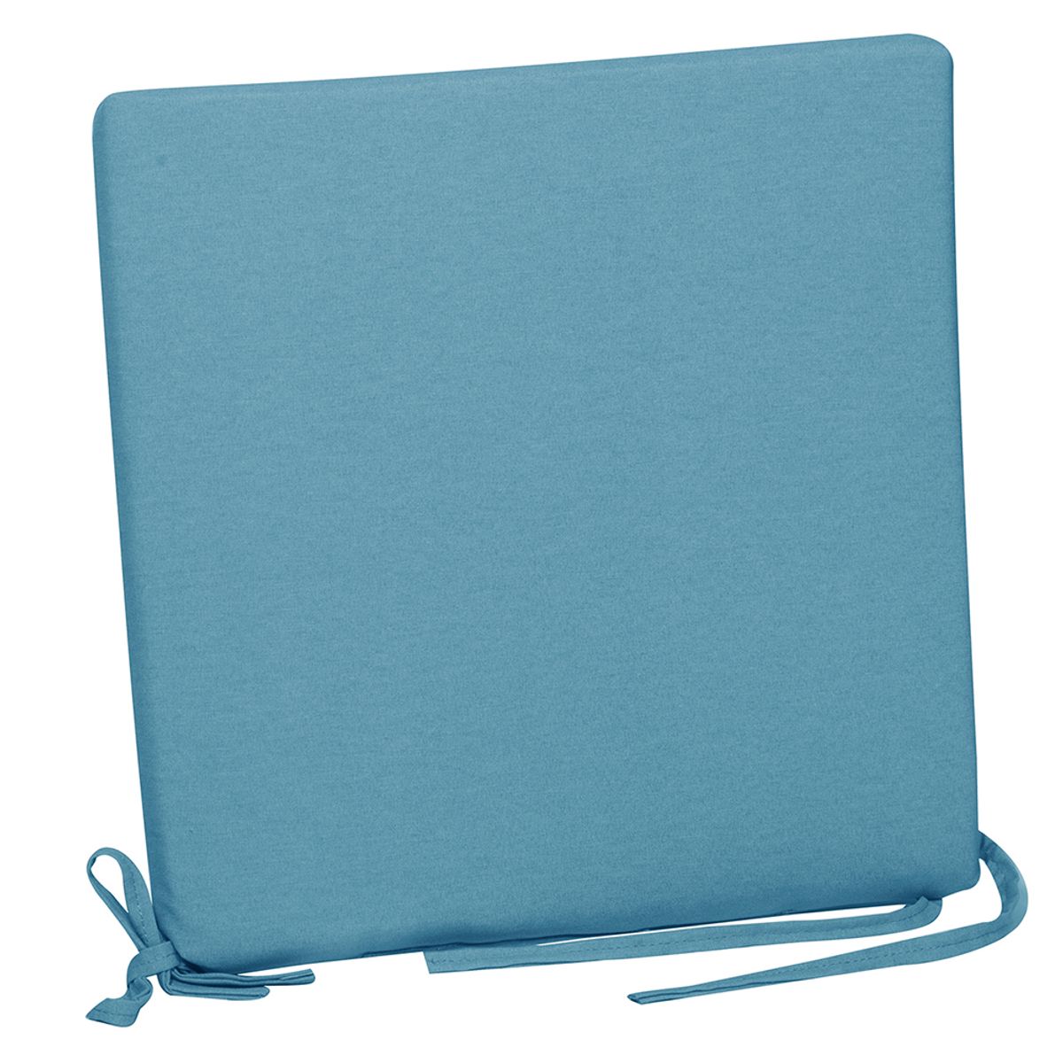 MASEL - Cojín silla molde con amarras 43x43 Turquesa