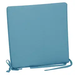 MASEL - Cojín silla molde con amarras 43x43 Turquesa