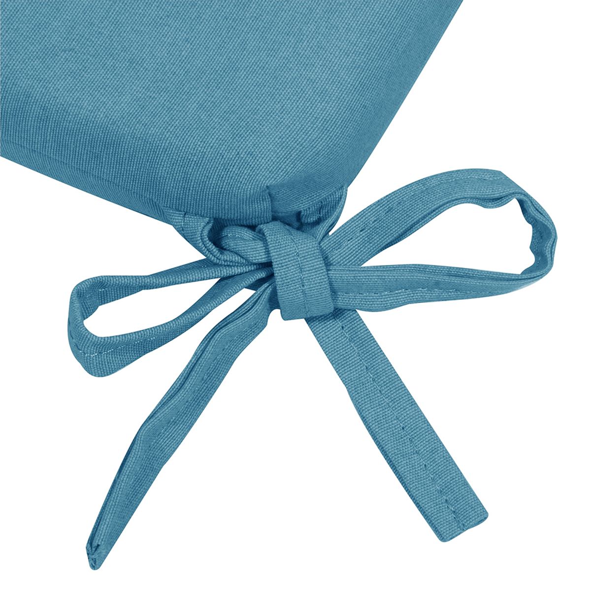 MASEL - Cojín silla molde con amarras 43x43 Turquesa