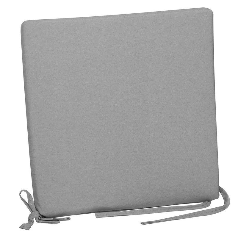MASEL - Cojín silla molde con amarras 43x43 Gris