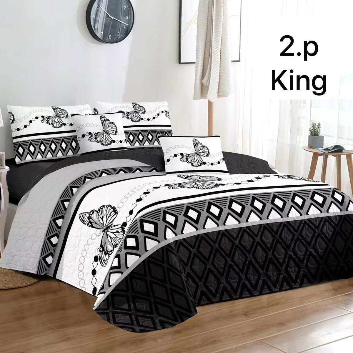 GENERICO - Cubrecama - Cobertor Quilts de Verano 2,5 plazas - King
