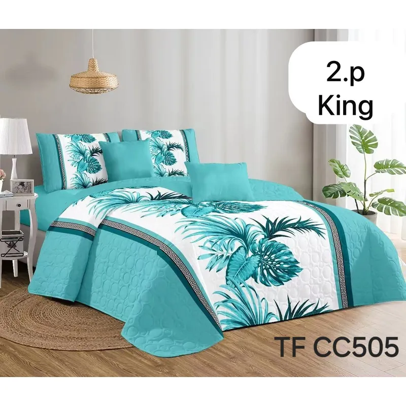 GENERICO - Cubrecama - Cobertor Quilts de Verano 2,5 plazas - King