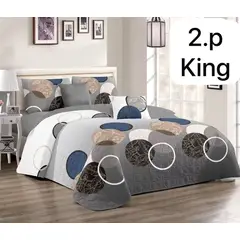 GENERICO - Cubrecama - Cobertor Quilts de Verano 2,5 plazas - King