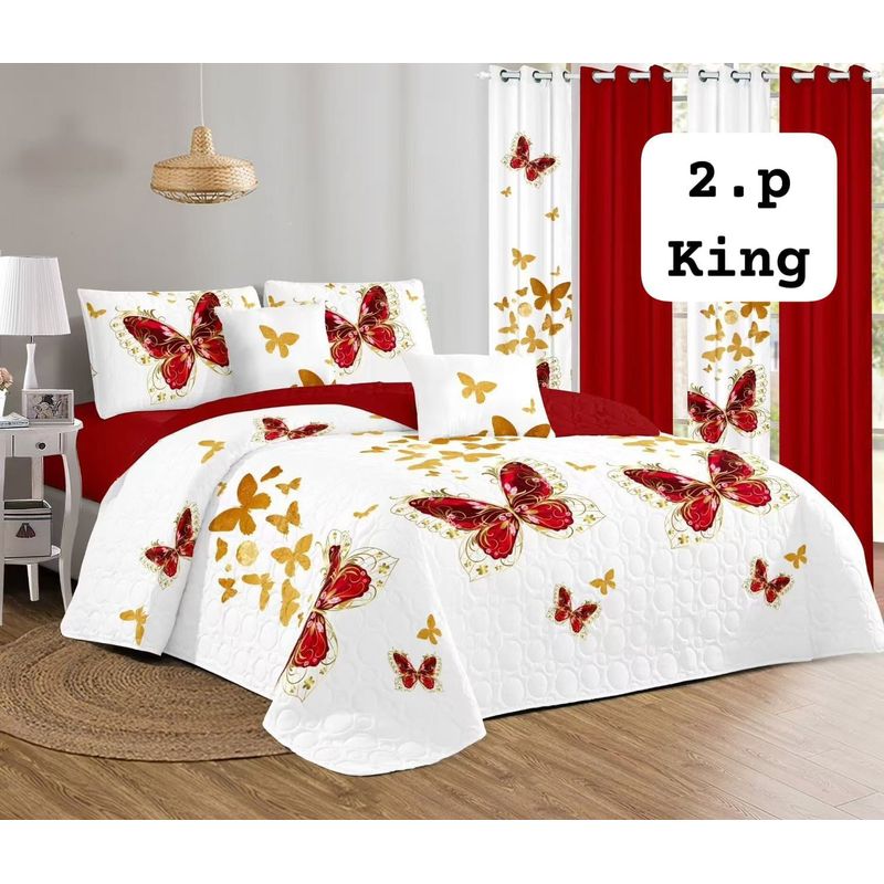 GENERICO - Cubrecama - Cobertor Quilts de Verano 2,5 plazas - King