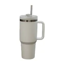 GENERICO - Vaso Térmico Portátil De Acero Inoxidable 1200ml Para Bebidas Frías Y Calientes Con Tapa Antiderrames