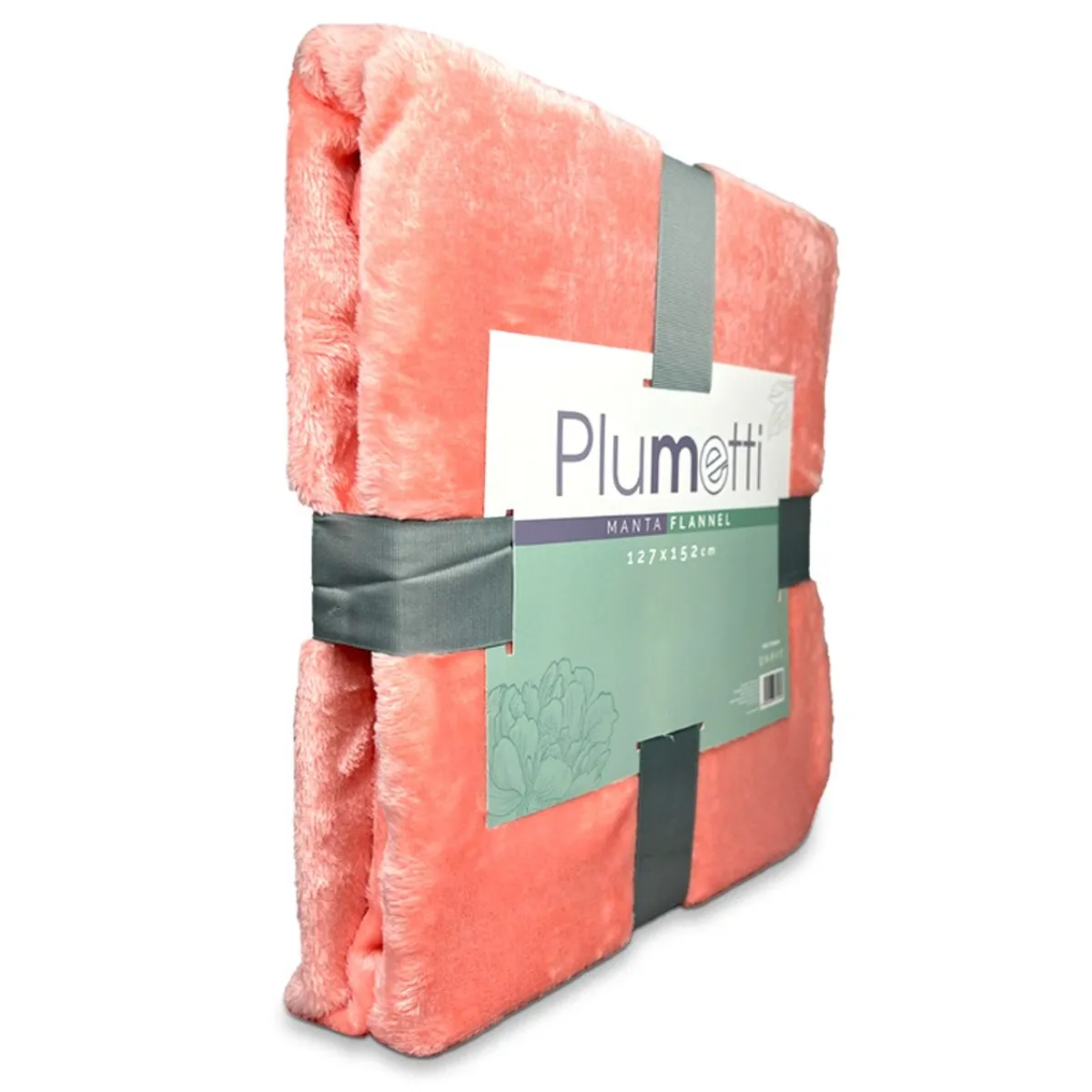 PLUMETTI - Manta Flannel Lisa 1 Plaza Unicolor Térmica
