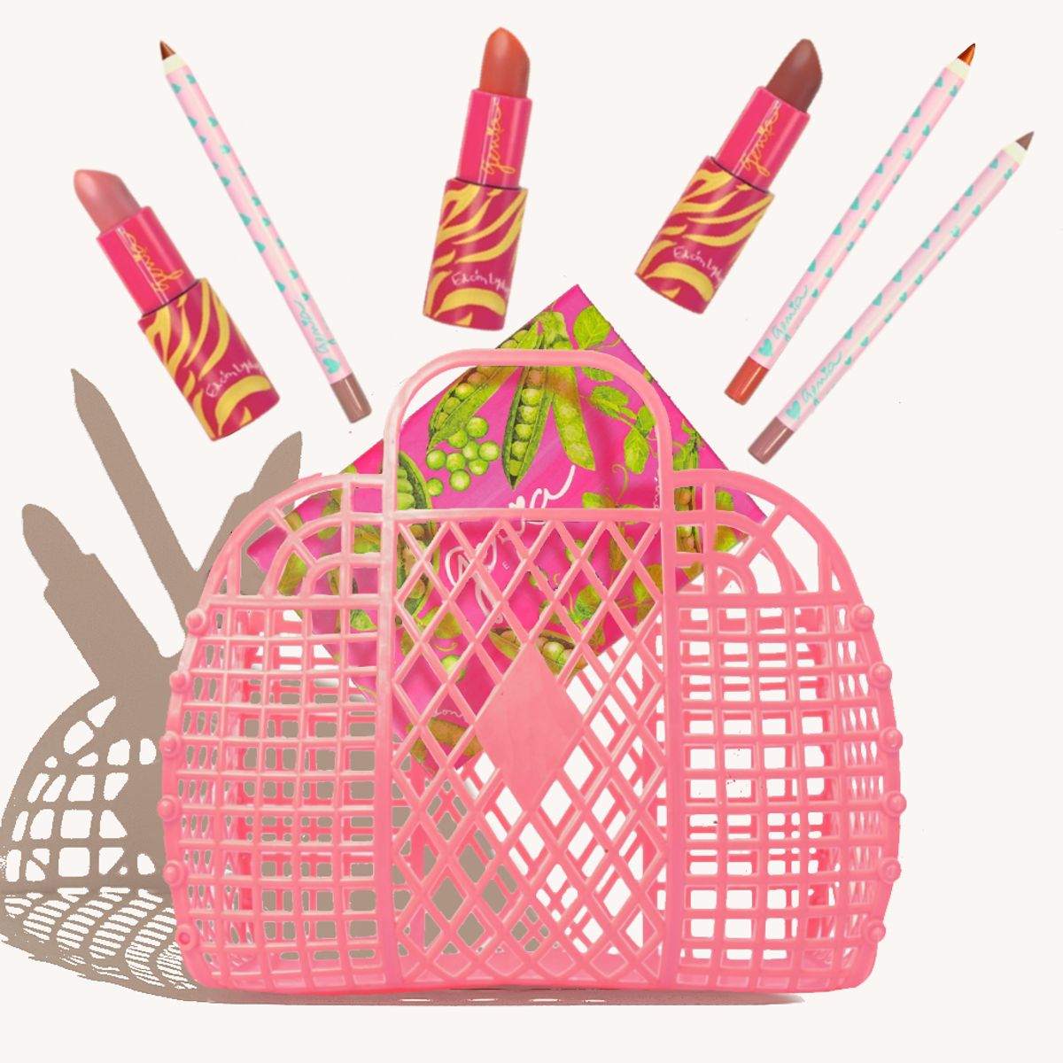 GENIA BEAUTY - FIRST CRUSH COLLECTION - Set Labiales Delineadores Sombra de Ojos