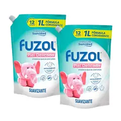 GENERICO - X2 Suavizante Fuzol Piel Delicada 1litro Frescura Suavidad