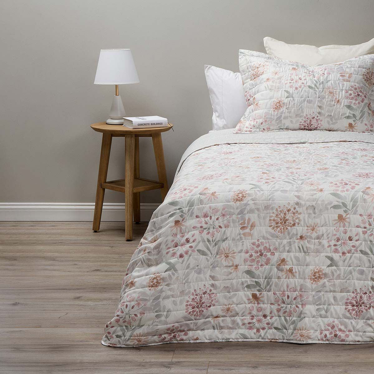 ROSEN - Quilt Estampado Roseus 1,5 Plazas