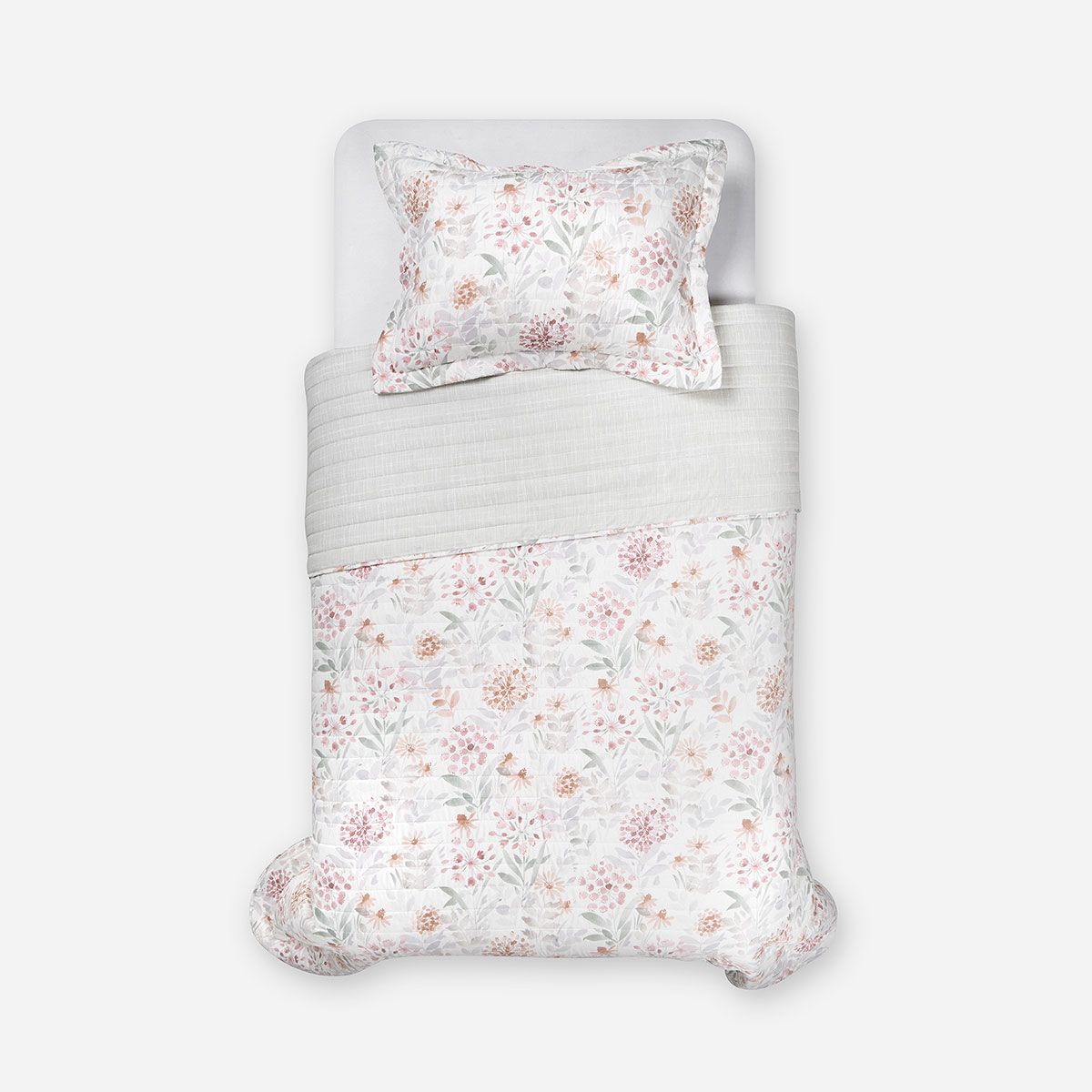 ROSEN - Quilt Estampado Roseus 1,5 Plazas